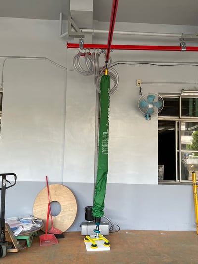 Thanh ray 5T treo tool kẹp và thiết bị hút chân không cho thùng giấy - ảnh 11