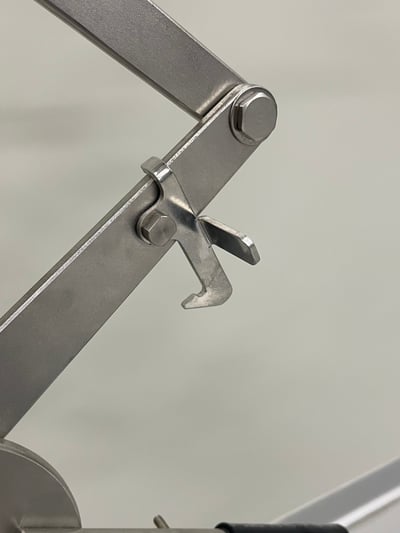 Cầu trục xoay khí nén tool kẹp gắp bao nguyên liệu - ảnh 8