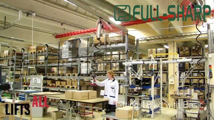 Thiết bị nâng hạ hút chân không thùng carton, thùng giấy treo hệ thống cầu trục thanh ray