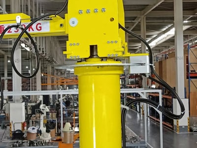 Cầu trục xoay thanh ray 5T treo pa lăng điện 250 kg - ảnh 8