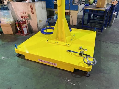 Mobile Base Pneumatic Jib Crane with Multi-Pad Vacuum Lifter for Cartons - ảnh 2