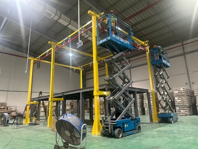 Bộ khung thanh ray thép 200 kg và ống hút chân không ANVER - ảnh 25