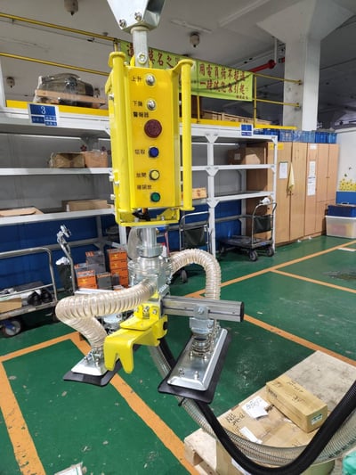 Cầu trục xoay khí nén treo đầu hút chân không motor Becker - ảnh 4