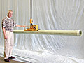 A60S-CFP air powered vacuum lifter for cylindrical loads