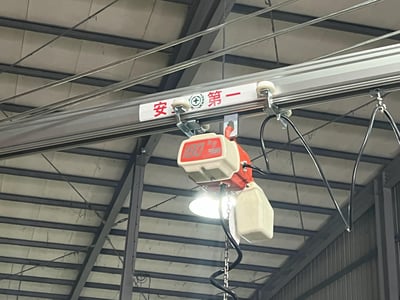 Aluminum Rail Jib Crane with KITO Manual Chain Hoist - ảnh 13