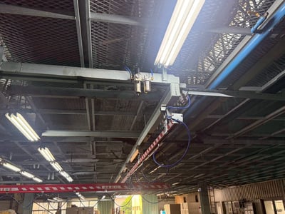 Car door lifting equipment: vacuum tool, double-girder 5T rail, ENDO air hoist - photo 5