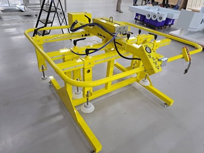 Thanh ray 500 kg palang KITO hút chân không lật gỗ 90 độ - ảnh 3