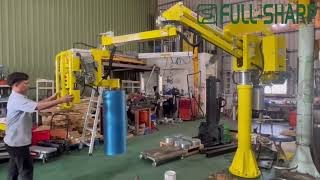 Nâng và lật cuộn nguyên liệu 98–268kg