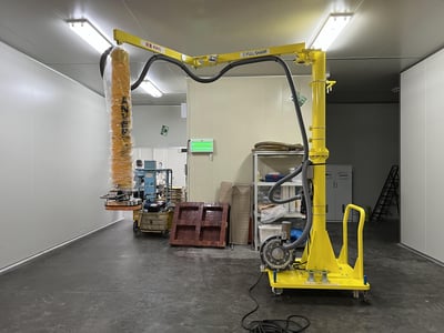 Aluminum Rail Jib Crane with Anver Vacuum Lifter for Bags - ảnh 19
