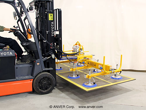 Bộ gá xe nâng ANVER cho thiết bị nâng chạy pin