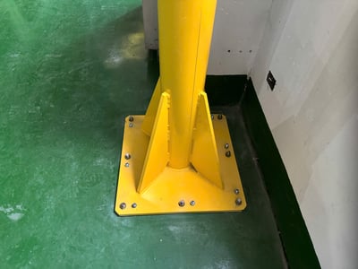 Cầu trục xoay ray 5T 200 kg và air balancer Knight Global nâng ắc quy - ảnh 4