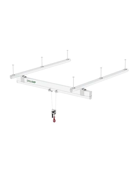 Cầu trục khí nén treo thanh ray trượt