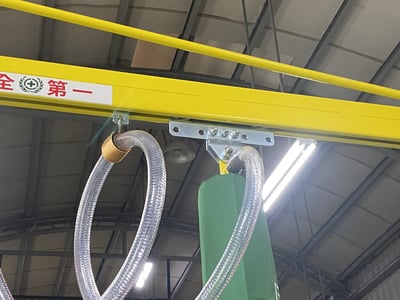 Suspended Jib Crane with Electric Hoist and Plastic Tray Hook - ảnh 7