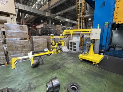 Tay nâng trợ lực đế di động 120kg kẹp phôi kim loại - ảnh 5