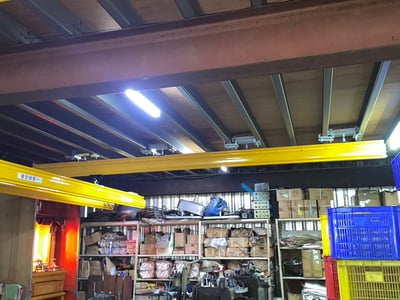 Thanh ray treo trần và pa lăng điện tải trọng 500 kg - ảnh 8