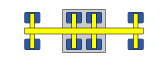 Crossarm and pad positions on 8-pad frame, diagram 4