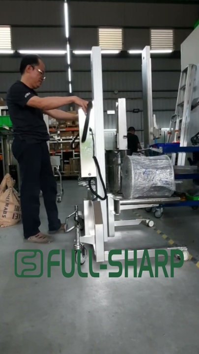 Xe đẩy nâng hạ cuộn giấy
