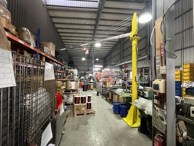Aluminum Rail Jib Crane with KITO Manual Chain Hoist - ảnh 1