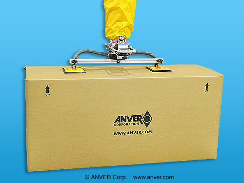 Ống hút chân không ANVER VT200 nâng thùng carton lớn bằng hai mặt hút