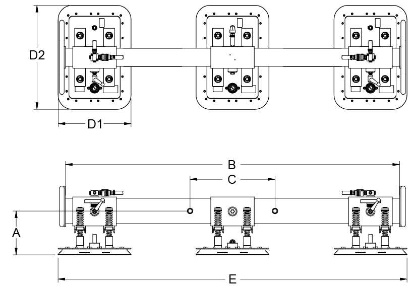 L840M3-92 dimension drawing