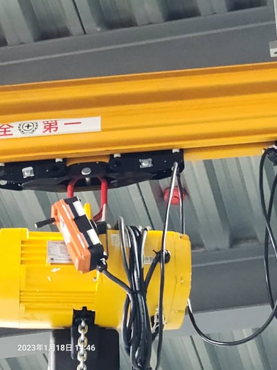 Pneumatic Jib Crane with Plastic Tray Hook Tool - ảnh 16