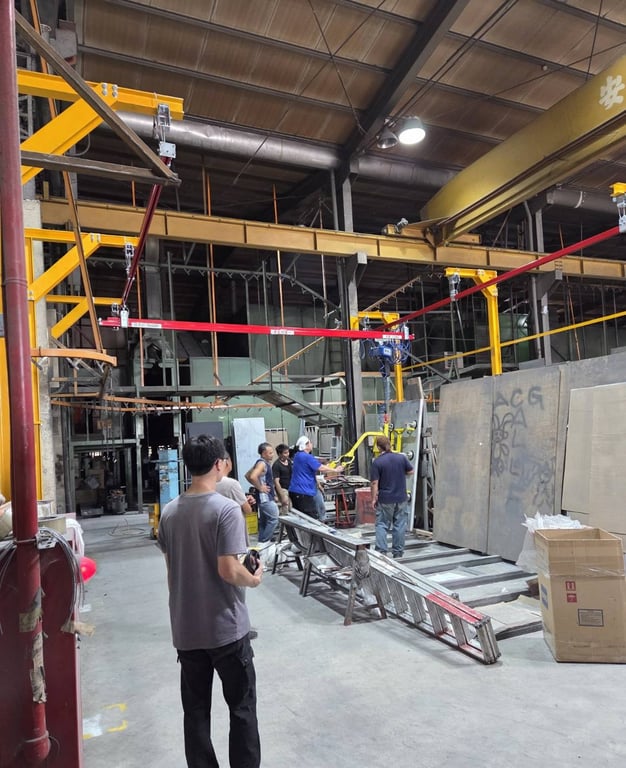 5T rail 200 kg: a lifting solution for steel doors
