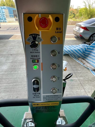 Xe nâng điện phòng sạch tay khớp nối cho nhà máy - ảnh 5