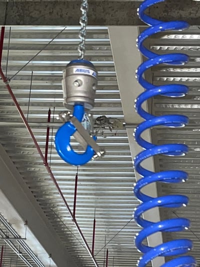 Cầu trục xoay cánh tay ray nhôm treo pa lăng ABUS, tool riêng - ảnh 6