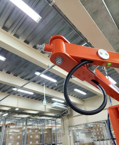 Cầu trục xoay khớp nối đế di động Lifts All hút thùng giấy - ảnh 4