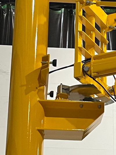Cầu trục xoay 1 tấn palang treo mặt hút chân không tấm kính - ảnh 9