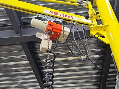 Cầu trục xoay treo palăng điện KITO dạng kéo tay - ảnh 6