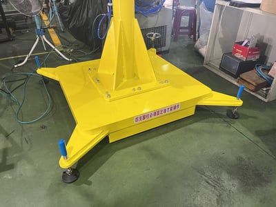 Cầu trục xoay khí nén đế di động 200kg của FullSharp - ảnh 2