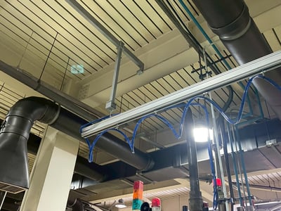 Thanh ray nhôm với air balancer ENDO và tool hút khí nén - ảnh 14