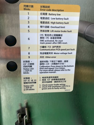 Xe nâng điện phòng sạch tay khớp nối cho nhà máy - ảnh 7