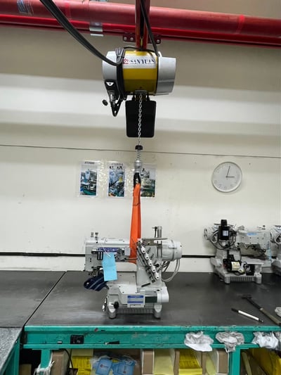 Thanh ray thép 200 kg treo trần, tuyến ray treo pa lăng điện - ảnh 55