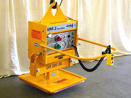 ANVER VPF-3S with PA2424FPSI-S-36: lifting & handling small compact ingots weighing up to 2000 lb (907 kg)