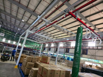 Thanh ray 5T và thiết bị nâng chân không hút thùng giấy 200 kg - ảnh 11