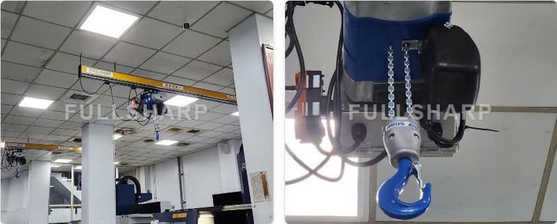 Thanh ray ABUS treo pa lăng điện ABUS cho nhà xưởng