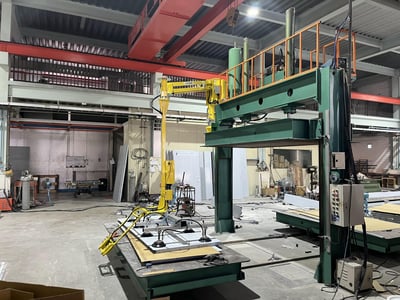 Tay nâng trợ lực treo cột, đầu hút chân không nâng tấm thép - ảnh 15
