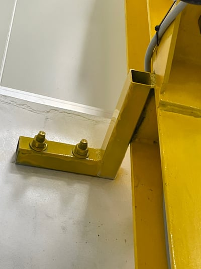 Cầu trục xoay thanh chữ H treo palăng điện - ảnh 5