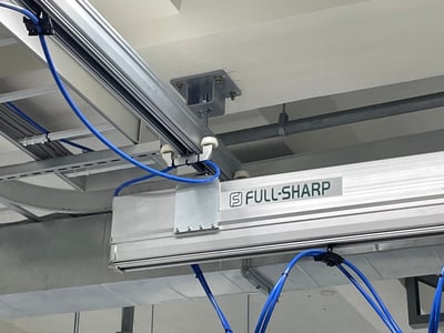 Thanh ray nhôm treo cầu trục khí nén 200 kg cảm ứng lực - ảnh 20