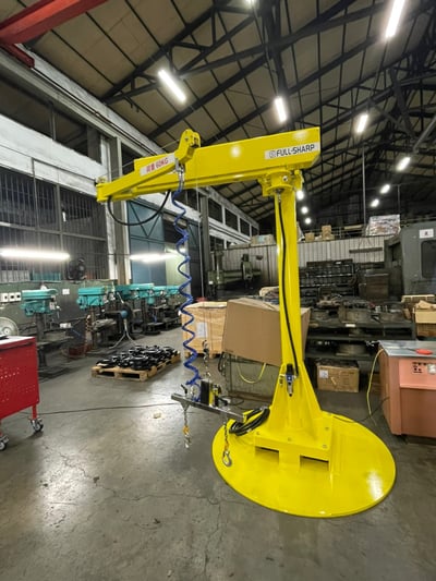 Cầu trục xoay khớp nối khí nén móc hai đầu - ảnh 14