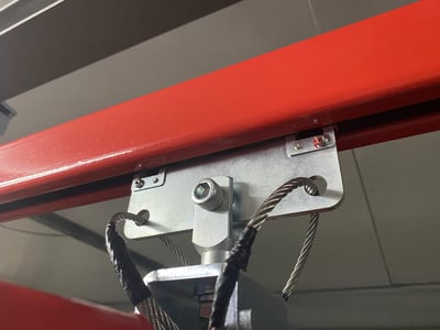 Suspended Pneumatic Jib Crane on 5T Rail with 200 kg Plastic Tray Gripper - ảnh 17