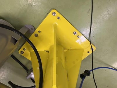 Cầu trục xoay khớp nối kèm tool nâng và lật cuộn nguyên liệu - ảnh 2