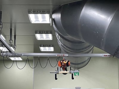 Thanh ray nhôm treo trần, treo pa lăng điện cho nhà xưởng - ảnh 45
