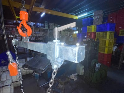 Thanh ray treo trần và pa lăng điện tải trọng 500 kg - ảnh 2