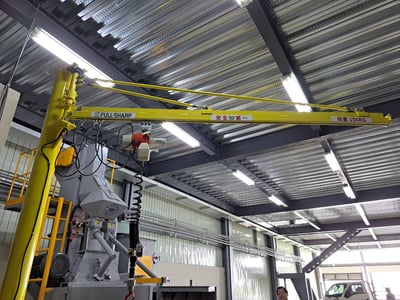 Cầu trục xoay treo palăng điện KITO dạng kéo tay - ảnh 8