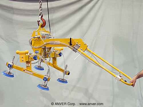 ANVER E50M4-48-2/24SP four pad electric powered vacuum lifter