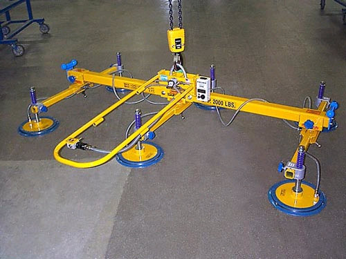ANVER LB200M6-86-3/44: nâng hạ tôn tấm 10 ft x 6 ft (3.1 m x 1.8 m), trọng lượng đến 2000 lb (907 kg)