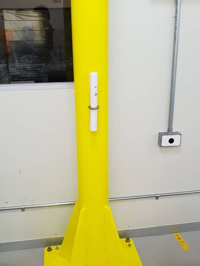 Pneumatic Jib Crane with Vacuum Lifting Pad for Sheet Handling - ảnh 9